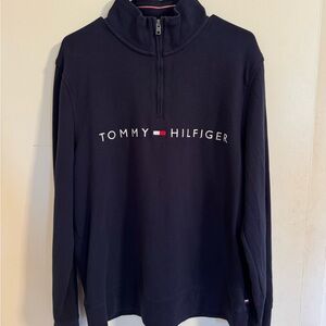 Tommy Hilfiger Men's Navy Half-Zip